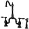 Kingston Brass KS7755TALBS Bridge Kitchen Faucet W/ Brass Sprayer, Oil Rubbed Bronze KS7755TALBS - alternate 1